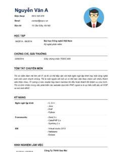 phần mềm thiết kế CV đẹp