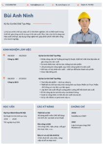 tạo CV miễn phí