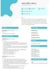 tạo CV online miễn phí