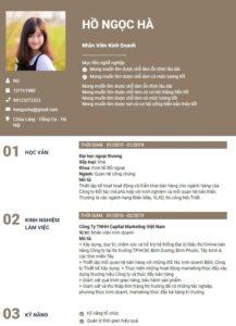 tool tạo CV online
