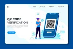 QR landing page