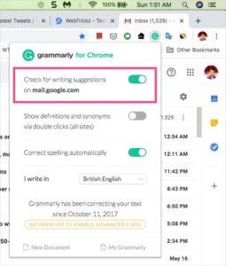 tiện ích trình duyệt check ngữ pháp