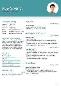 phần mềm tạo CV sáng tạo