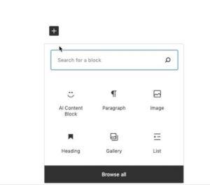 plugin wordpress AI content