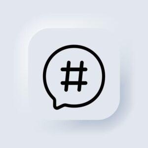 tài nguyên hashtag social